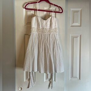 White short sundress